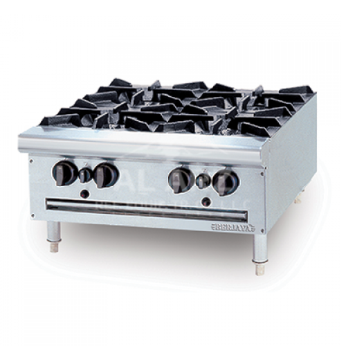 S/S 4 Open Burner Table Top