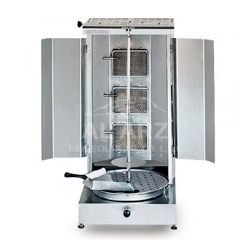 S/S Gas Kebab Machine 3 Burner