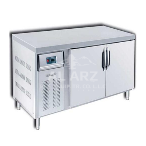 S/S Double Door Counter Chiller With 4 Shelves