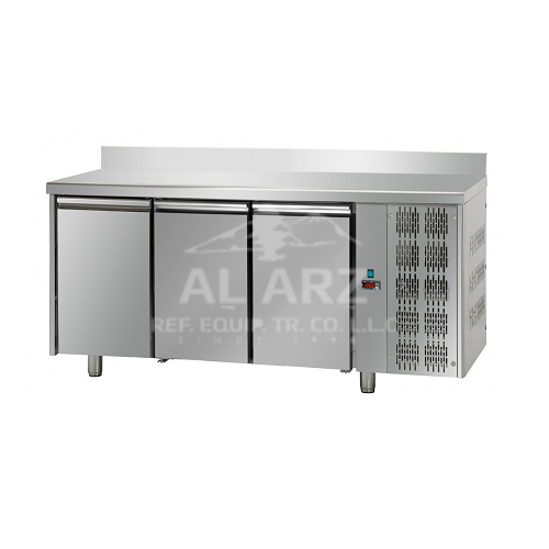 Tavolo TN3-S/S Three Door Chiller With Backsplash